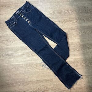 DL1961 | Bridget Boot High Rise Ankle Slit Raw Hem Jeans Size 29 Snyder